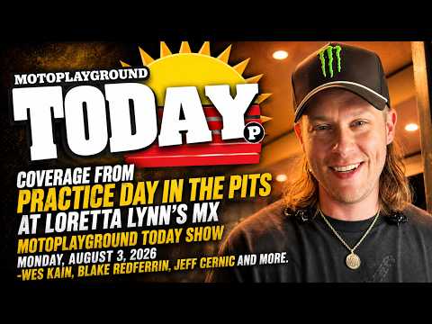 Coverage from practice day in the pits at Loretta Lynn's MX 2026.