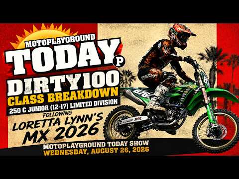 DIRTY100 class breakdown of the 250 C Junior (12-17) Limited division following Loretta Lynn’s MX