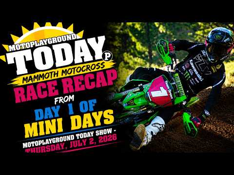 Mammoth Motocross race recap from day 1 of Mini Days 2026