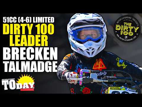 51cc 4-6 Limited Dirty100 leader, Brecken Talmadge after The Motoplayground Race in Ponca City 2026